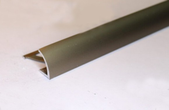 Алюминиевый С-образный профиль 10 мм Effector 2,5 м A 53.02 шампань