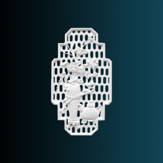 Декоративное панно Perfect K4042 белый полиуретан 800х450х30 мм