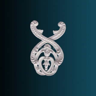 Декоративный орнамент Перфект G2194 белый 315х203х30 мм