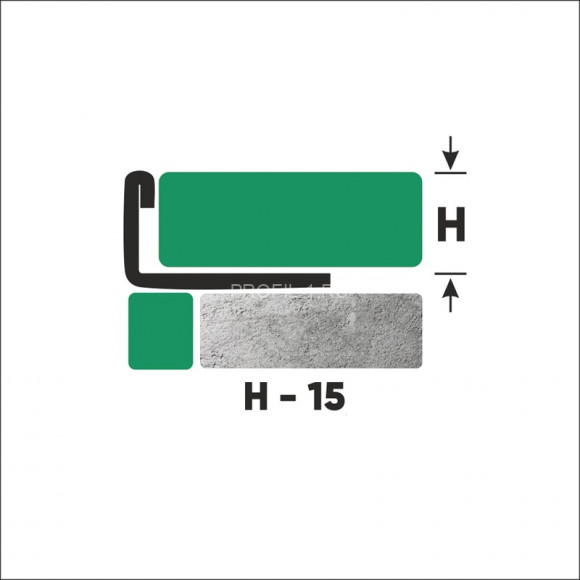 L-профиль из нержавеющей стали 15 мм FG 15 GP золото полированное 270 см