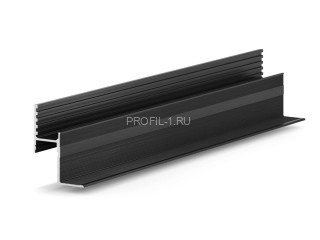 Алюминиевая рейка теневая Laconistiq Multilevel черная 3м