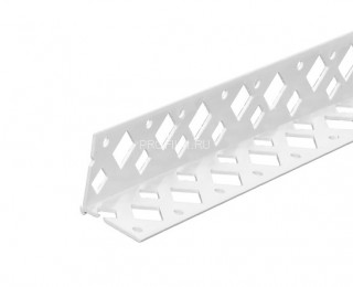 Штукатурный уголок ПВХ CEZAR 25х25 мм белый 2,62 м