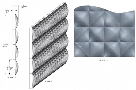 Декоративная стеновая панель 3D Orac Decor W113 белая полиуретан 250х22 мм 2м