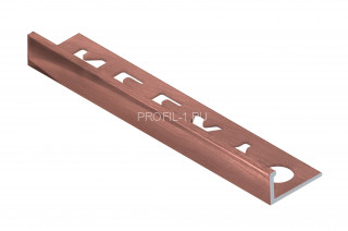 L-профиль алюминиевый 10 мм NEEXY PV02-14 MRG розовый матовый 2.7 м