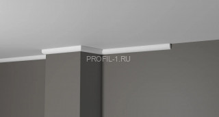 Потолочный плинтус Decor-Dizayn DD02 полистирол белый, под покраску 19х12х2000 мм