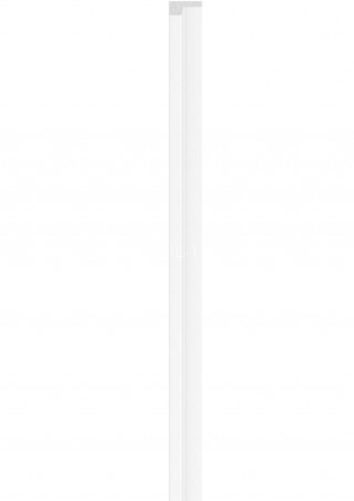 Левая планка для реечной панели VOX LINERIO S-LINE белая 2650х28х12 мм Левая планка для реечной панели VOX LINERIO S-LINE белая 2650х28х12 мм