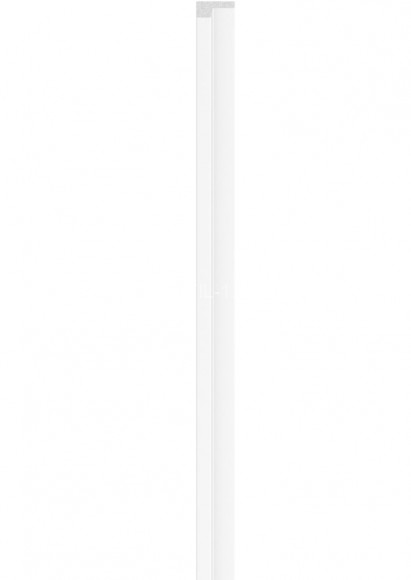 Левая планка для реечной панели VOX LINERIO S-LINE белая 2650х28х12 мм Левая планка для реечной панели VOX LINERIO S-LINE белая 2650х28х12 мм