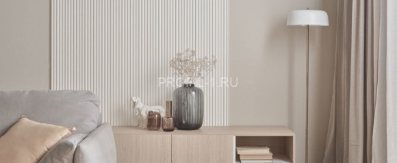 Левая планка для реечной панели VOX LINERIO S-LINE белая 2650х28х12 мм Левая планка для реечной панели VOX LINERIO S-LINE белая 2650х28х12 мм