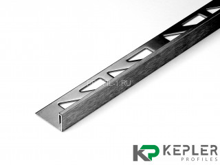 L-профиль 10х3 мм из нержавеющей стали SS 304 FSBP019-10 BS S.S.304 черный сатинированный 2.7 м