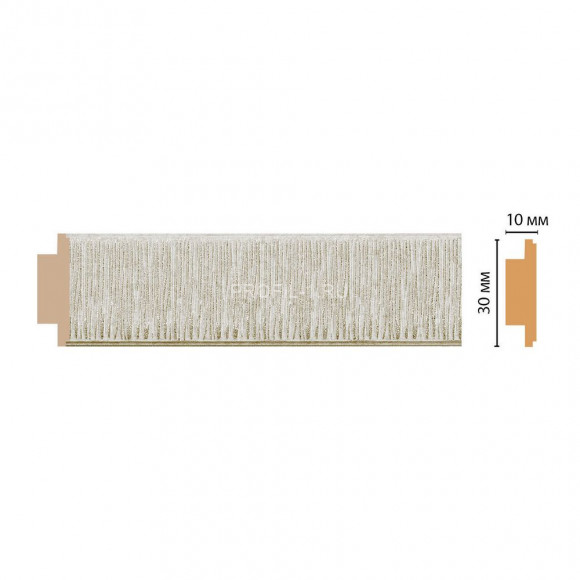 Молдинг DECOMASTER 110-20 (30x10x2400) цвет Белый с перламутром Молдинг DECOMASTER 110-20 (30x10x2400) цвет Белый с перламутром