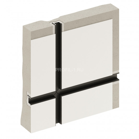 Алюминиевый разделительный профиль теневой Decaro Engineering D007A Black черный с возможностью LED подсветки 3м Алюминиевый разделительный профиль теневой Decaro Engineering D007A Black черный с возможностью LED подсветки 3м