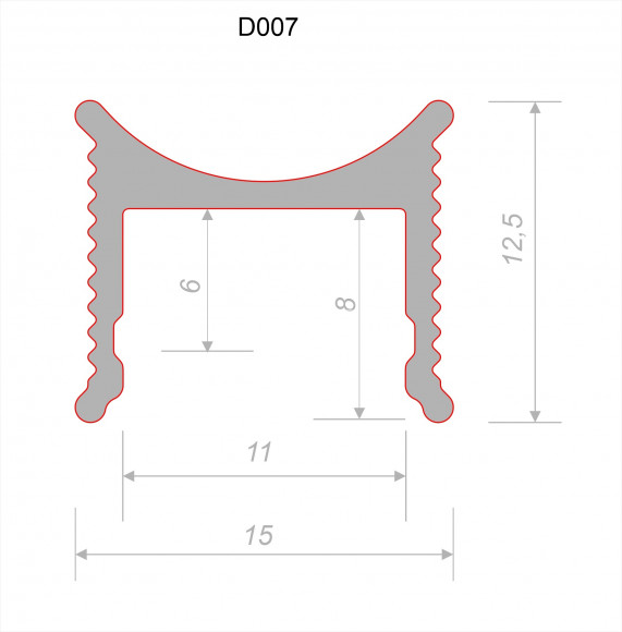 Алюминиевый разделительный профиль теневой Decaro Engineering D007A Black черный с возможностью LED подсветки 3м Алюминиевый разделительный профиль теневой Decaro Engineering D007A Black черный с возможностью LED подсветки 3м