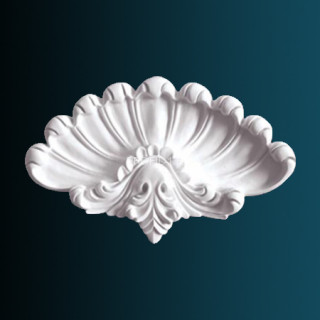 Декоративный орнамент Перфект G2195 белый 233х382х36 мм