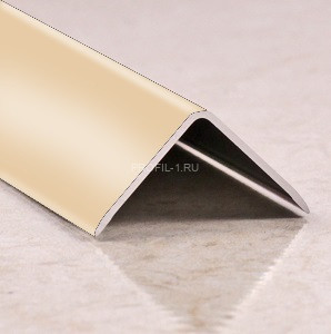 Алюминиевый уголок 30х30 мм ПН-30х30 розовый глянец 2,7 м