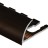 Профиль для плитки С-образный алюминий гибкий 10 мм PV20-11 коричневый блестящий 2,7 м