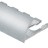 Профиль С-образный гибкий алюминий для плитки 10 мм PV11-03 eco серебро блестящее 2,7 м