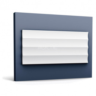 Декоративная стеновая панель 3D Orac Decor W114 белая полиуретан 15х250 мм 2м