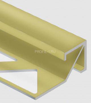 Профиль для плитки внешний Квадрат 14х14 мм алюминий PV72-12 песок матовый 2,7 м Профиль для плитки внешний Квадрат 14х14 мм алюминий PV72-12 песок матовый 2,7 м