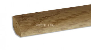 Галтель ПВХ Lemal выпуклая 14х14 мм Цвет 0040 Орех 2,5 м