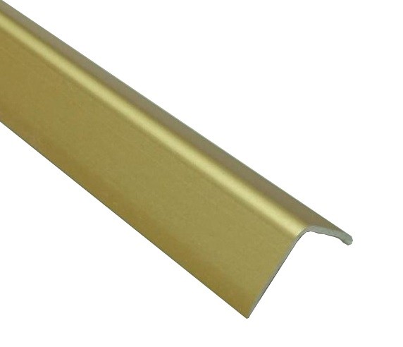Уголок 20х20 мм алюминиевый ПН-20х20 золото матовое 2,7 м