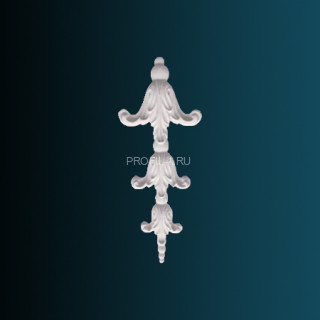 Декоративный орнамент Перфект G2196 белый 330х130х26 мм