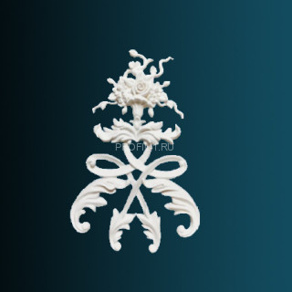 Декоративный орнамент Перфект G2407 белый 336х218х25 мм