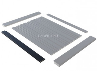 Финишный молдинг для панелей Hiwood LF124A BK114K декорированный 42х12 мм 2,7 м Финишный молдинг для панелей Hiwood LF124A BK114K декорированный 42х12 мм 2,7 м