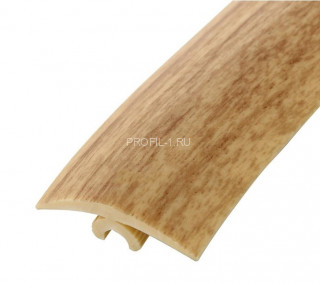 Порог гибкий ПВХ 40 мм Cezar Flex Line 84 Ясень светлый 12 м