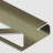 Профиль для плитки С-образный алюминий 8 мм PV13-16 титан матовый 2,7 м