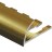 Профиль С-образный гибкий алюминий для плитки 10 мм PV11-05 eco золото блестящее 2,7 м