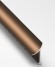 Уголок для плитки внутренний универсальный алюминий 10 мм PV30-07 бронза блестящая 2,7 м