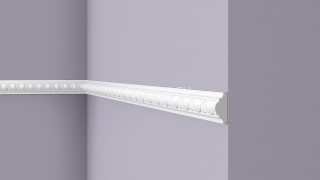 Молдинг NMC Wallstyl WO1 белый полистирол 20х40 мм 2м Молдинг NMC Wallstyl WO1 белый полистирол 20х40 мм 2м