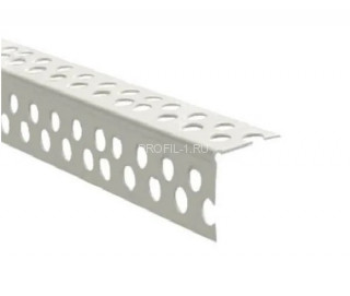 Штукатурный уголок ПВХ CEZAR Эко 25х25 мм белый 3 м