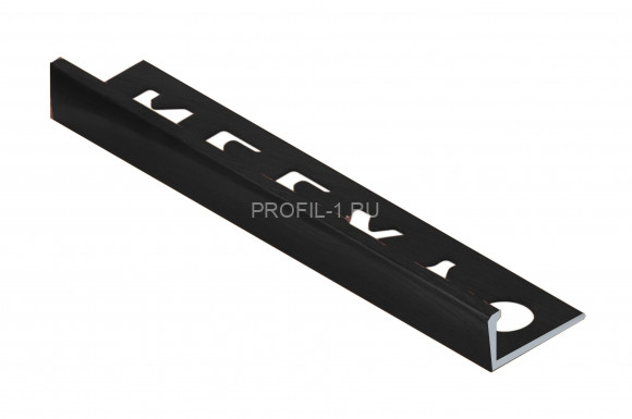 L-профиль алюминиевый 10 мм NEEXY PV02-18 MBL черный матовый 2.7 м
