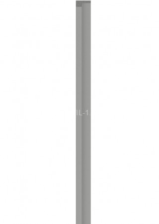 Левая планка для реечной панели VOX LINERIO S-LINE серая 2650х28х12 мм Левая планка для реечной панели VOX LINERIO S-LINE серая 2650х28х12 мм