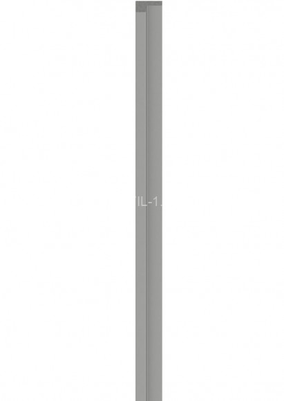 Левая планка для реечной панели VOX LINERIO S-LINE серая 2650х28х12 мм Левая планка для реечной панели VOX LINERIO S-LINE серая 2650х28х12 мм