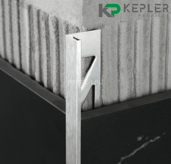 L-профиль 12х3 мм из нержавеющей стали SS 304 FSBP019-12 S S.S.304 сатинированный 2.7 м