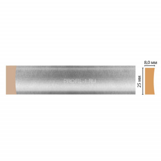 Молдинг DECOMASTER D046-375 (25x8x2400) цвет Серебро Молдинг DECOMASTER D046-375 (25x8x2400) цвет Серебро
