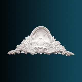 Декоративный орнамент Перфект G2197 белый 265х628х42 мм