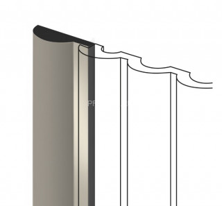 Финишный молдинг HiWood LF140A BR487 коричневый 12х36 мм 2,7 м Финишный молдинг HiWood LF140A BR487 коричневый 12х36 мм 2,7 м