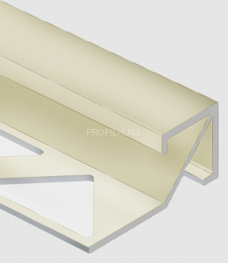 Профиль для плитки внешний Квадрат 14х14 мм алюминий PV72-16 титан матовый 2,7 м Профиль для плитки внешний Квадрат 14х14 мм алюминий PV72-16 титан матовый 2,7 м