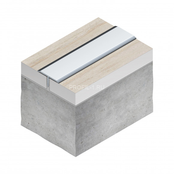 Т-профиль алюминиевый 20 мм NEEXY PV102-44 SA муар антрацит 2.7 м