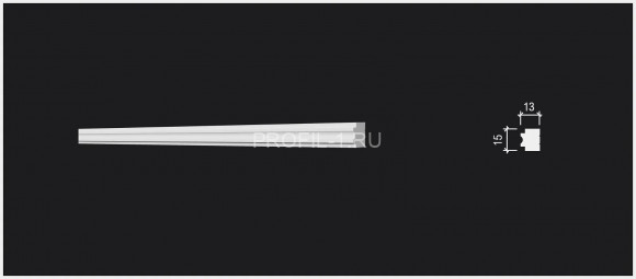 Молдинг Decor-Dizayn DD627 полистирол белый, под покраску 15х13х2000 мм Молдинг Decor-Dizayn DD627 полистирол белый, под покраску 15х13х2000 мм