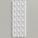 Стеновая декоративная панель 3D Decor-Dizayn DD930 из полистирола белая, под покраску 150х10х2000 мм