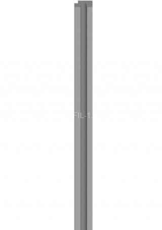 Правая планка для реечной панели VOX LINERIO S-LINE серая 2650х35х12 мм Правая планка для реечной панели VOX LINERIO S-LINE серая 2650х35х12 мм