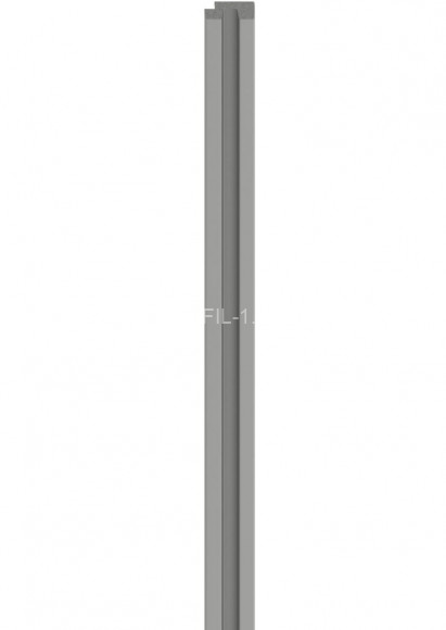 Правая планка для реечной панели VOX LINERIO S-LINE серая 2650х35х12 мм Правая планка для реечной панели VOX LINERIO S-LINE серая 2650х35х12 мм