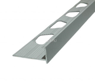 Алюминиевый L-профиль 8 мм ПО-202 бежевый муар 2.7 м Алюминиевый L-профиль 8 мм ПО-202 бежевый муар 2.7 м