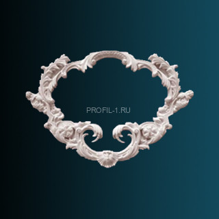 Декоративный орнамент Перфект G2198 белый 452х657х33 мм