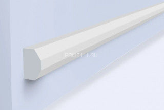 Молдинг HiWood TRS30 белый 30х19 мм 270 см Молдинг HiWood TRS30 белый 30х19 мм 270 см