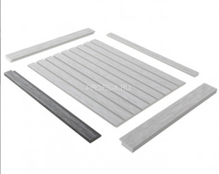 Финишный молдинг для панелей Hiwood LF124A GN68 под дерево 42х12 мм 2,7 м Финишный молдинг для панелей Hiwood LF124A GN68 под дерево 42х12 мм 2,7 м